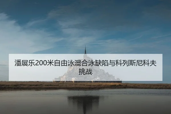 潘展乐200米自由泳混合泳缺陷与科列斯尼科夫挑战